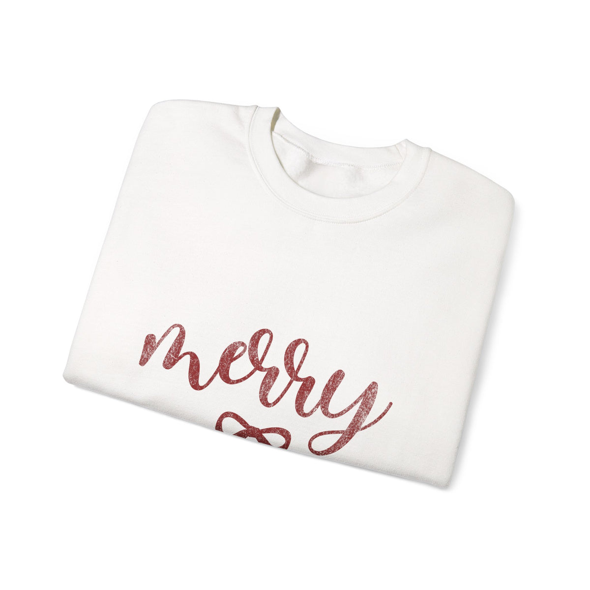 Merry Script Crewneck Sweatshirt