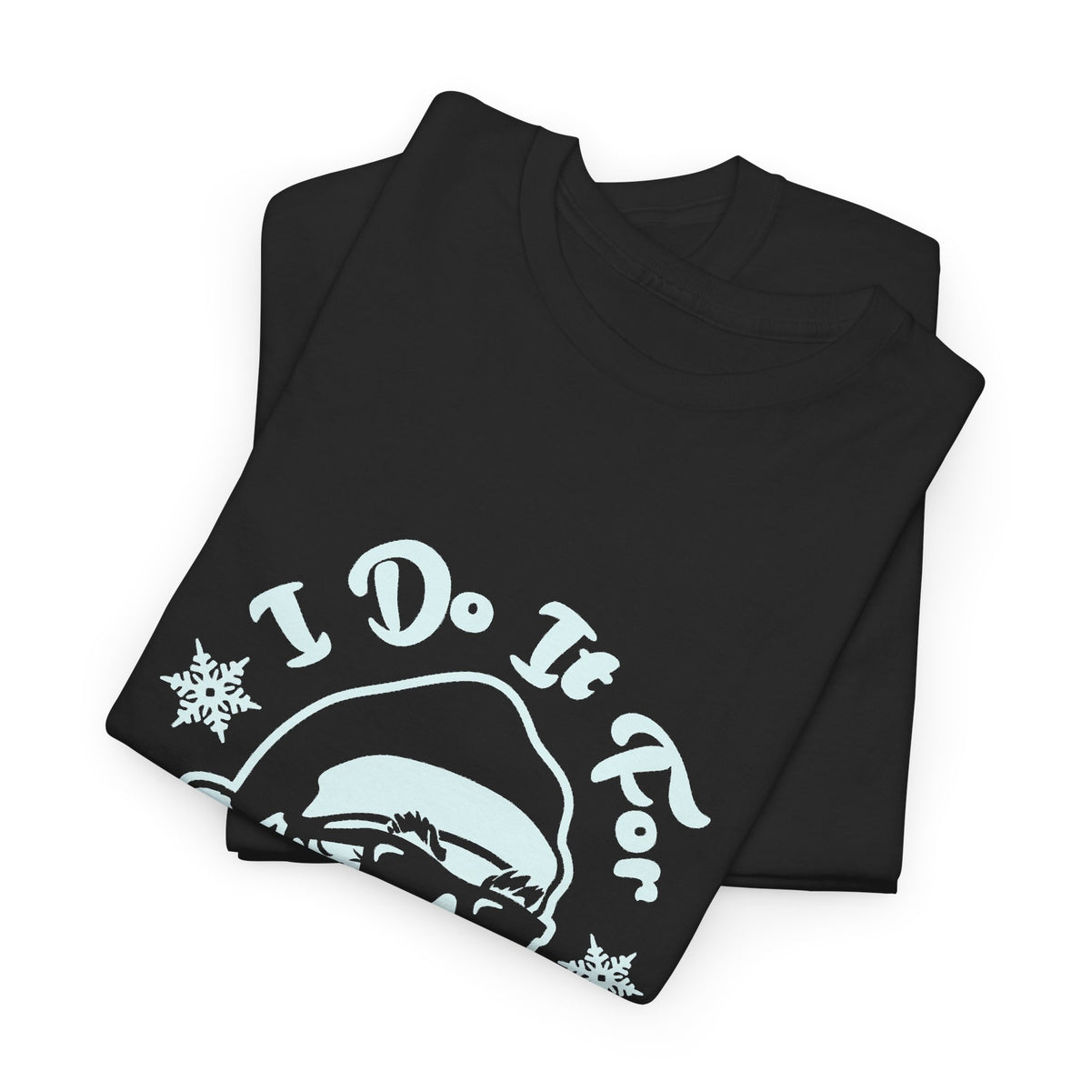 Santa 'I Do It For The Ho's' Graphic Tee — Funny Christmas T‑Shirt